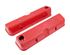 Rocker Covers (pair) Red Powder Coat- RB7431PCRED - Aftermarket - 1